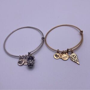 Alex & Ani Charm Bangle Bracelet Set